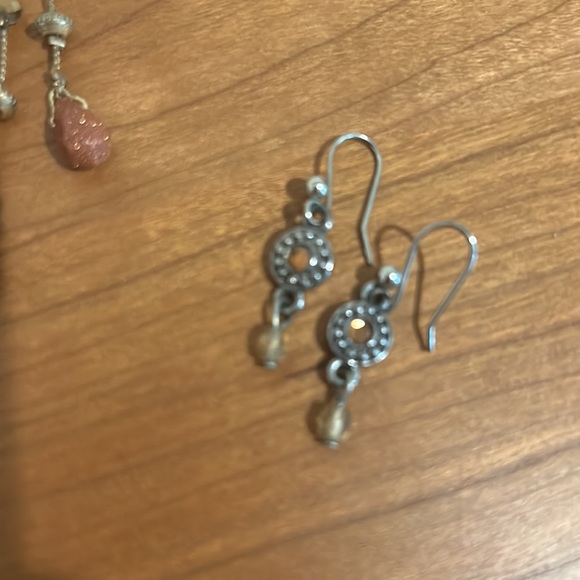 Lot of four dangle earrings - Picture 5 of 6